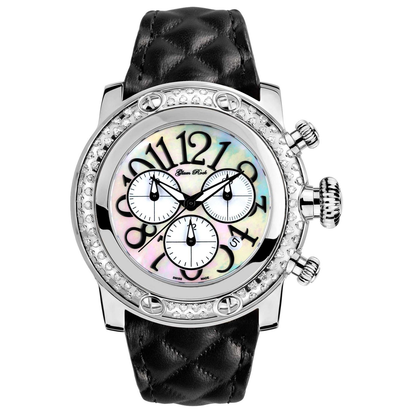 Front view of Glam Rock Miami Women's Quartz Watch GR11158D