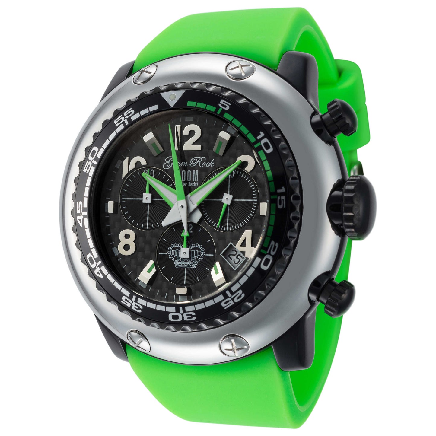 Front view of Glam Rock Miami Beach Men's Quartz Watch GR20144