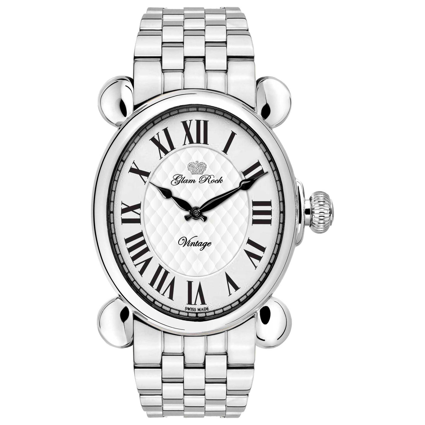 Front view of Glam Rock Vintage Women's Quartz Watch GR28033