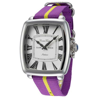 Front view of Glam Rock Vintage Men's Quartz Watch GR28084F
