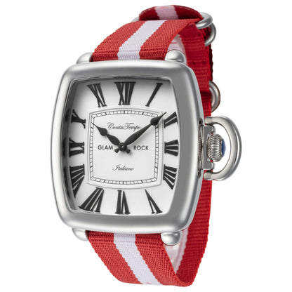 Front view of Glam Rock Vintage Men's Quartz Watch GR28085F