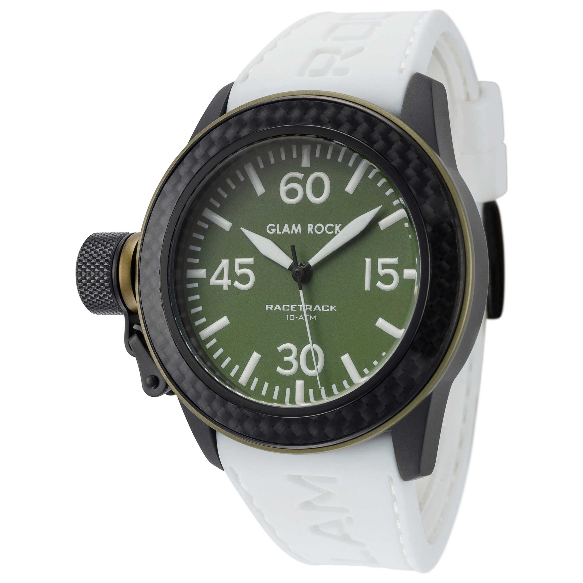 Front view of Glam Rock Racetrack Women's Quartz Watch GR29001F