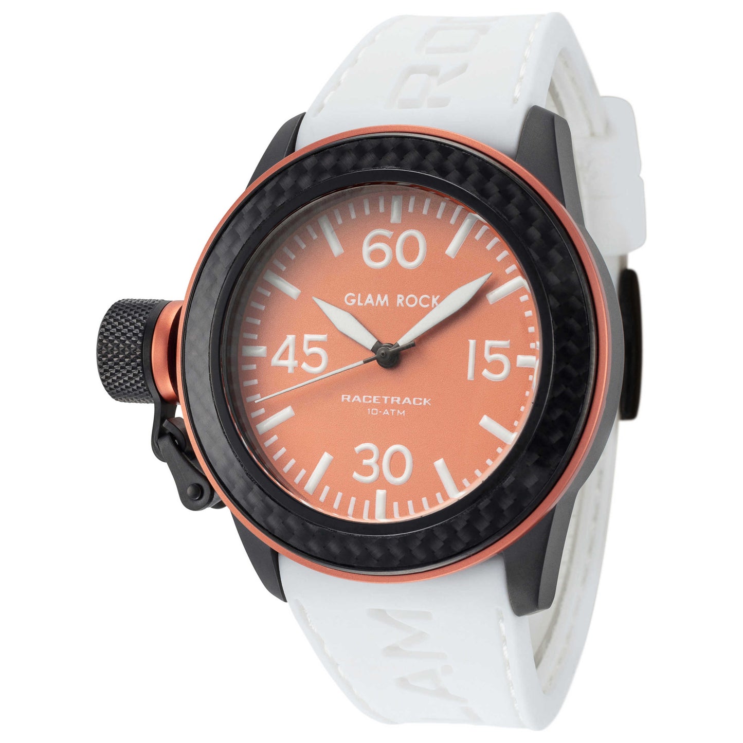 Front view of Glam Rock Racetrack Women's Quartz Watch GR29002F