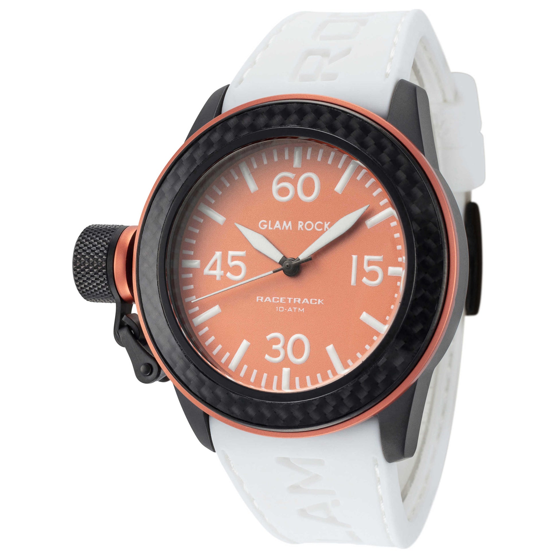 Front view of Glam Rock Racetrack Women's Quartz Watch GR29002F