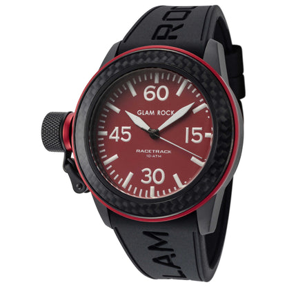 Front view of Glam Rock Racetrack Women's Quartz Watch GR29003F