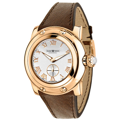 Front view of Glam Rock Palm Beach Women's Quartz Watch GR40034S-GD