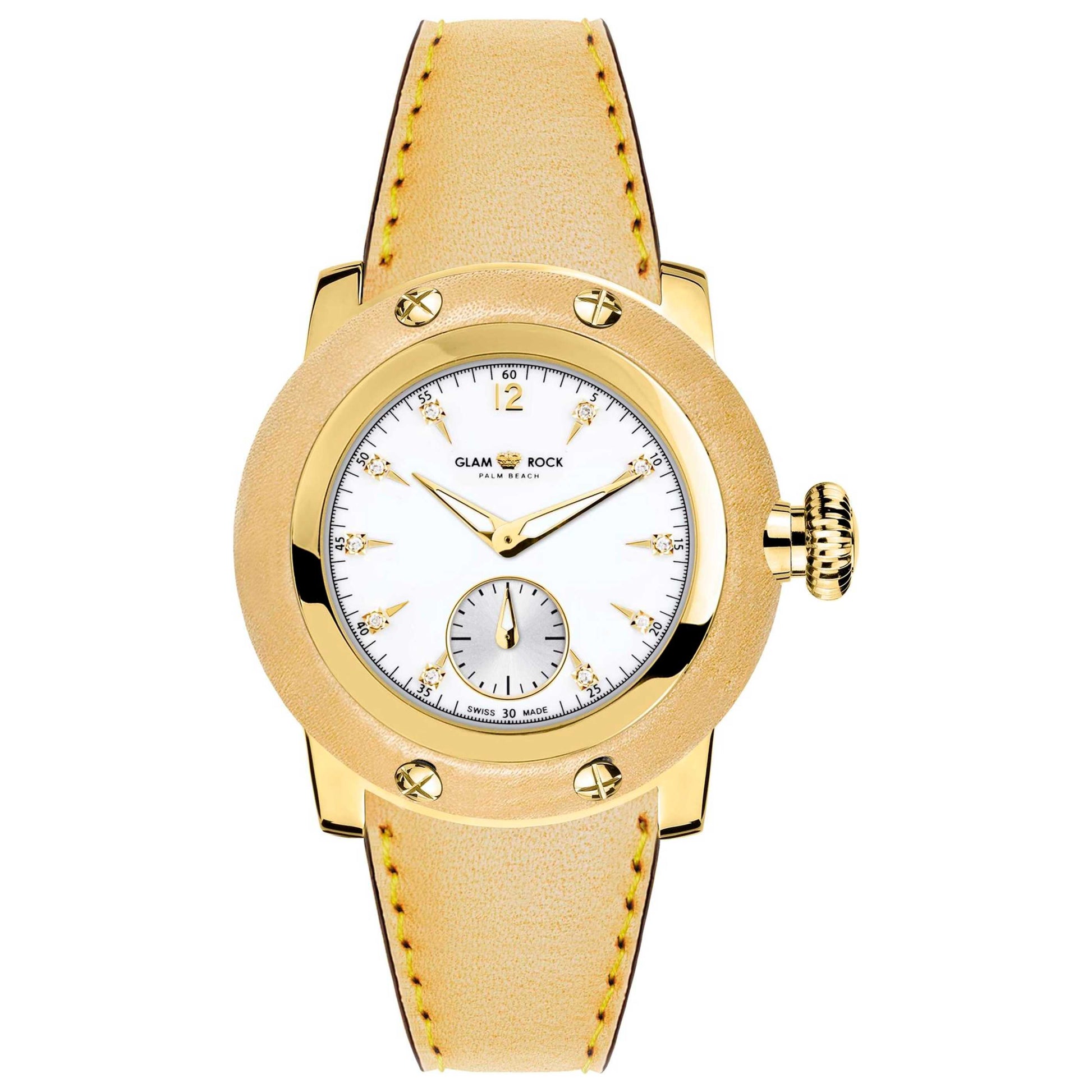 Front view of Glam Rock Palm Beach Women's Quartz Watch GR40036