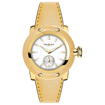 Front view of Glam Rock Palm Beach Women's Quartz Watch GR40036