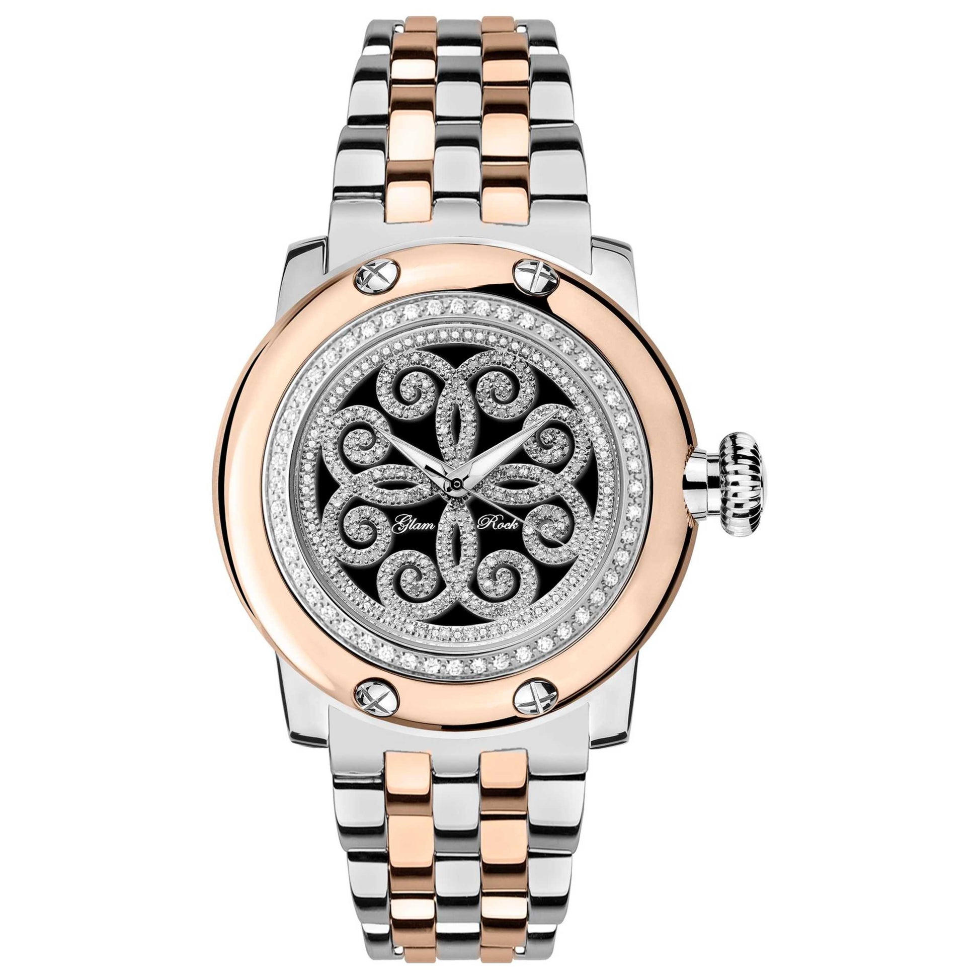 Front view of Glam Rock Palm Beach Women's Quartz Watch GR40413D