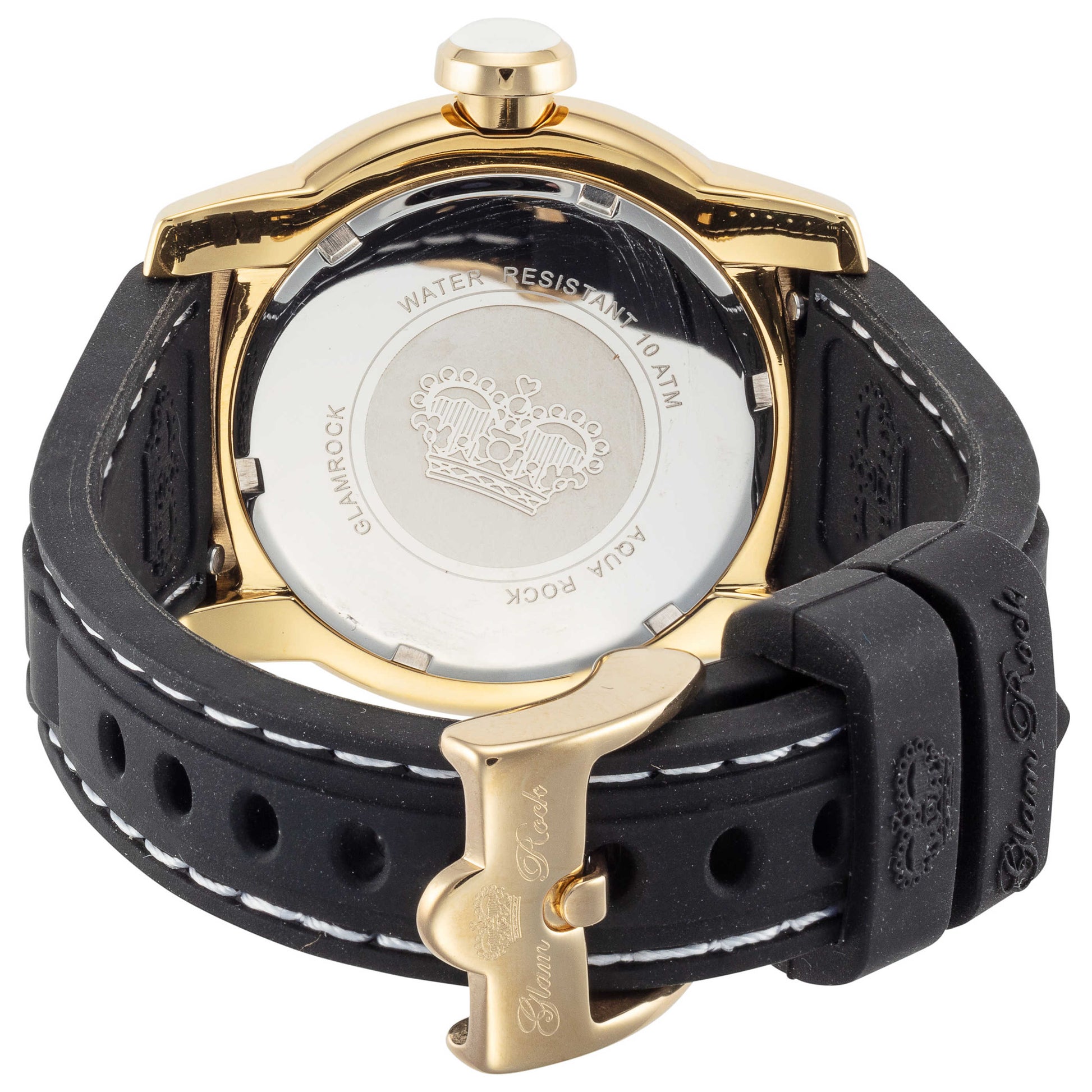 Back view of Glam Rock Aqua Rock Women's Quartz Watch GR50003F-N