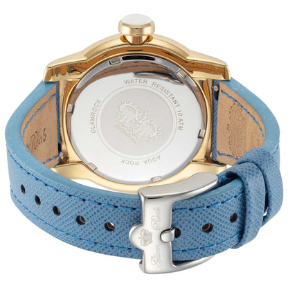 Back view of Glam Rock Aqua Rock Women's Quartz Watch GR50010F-N