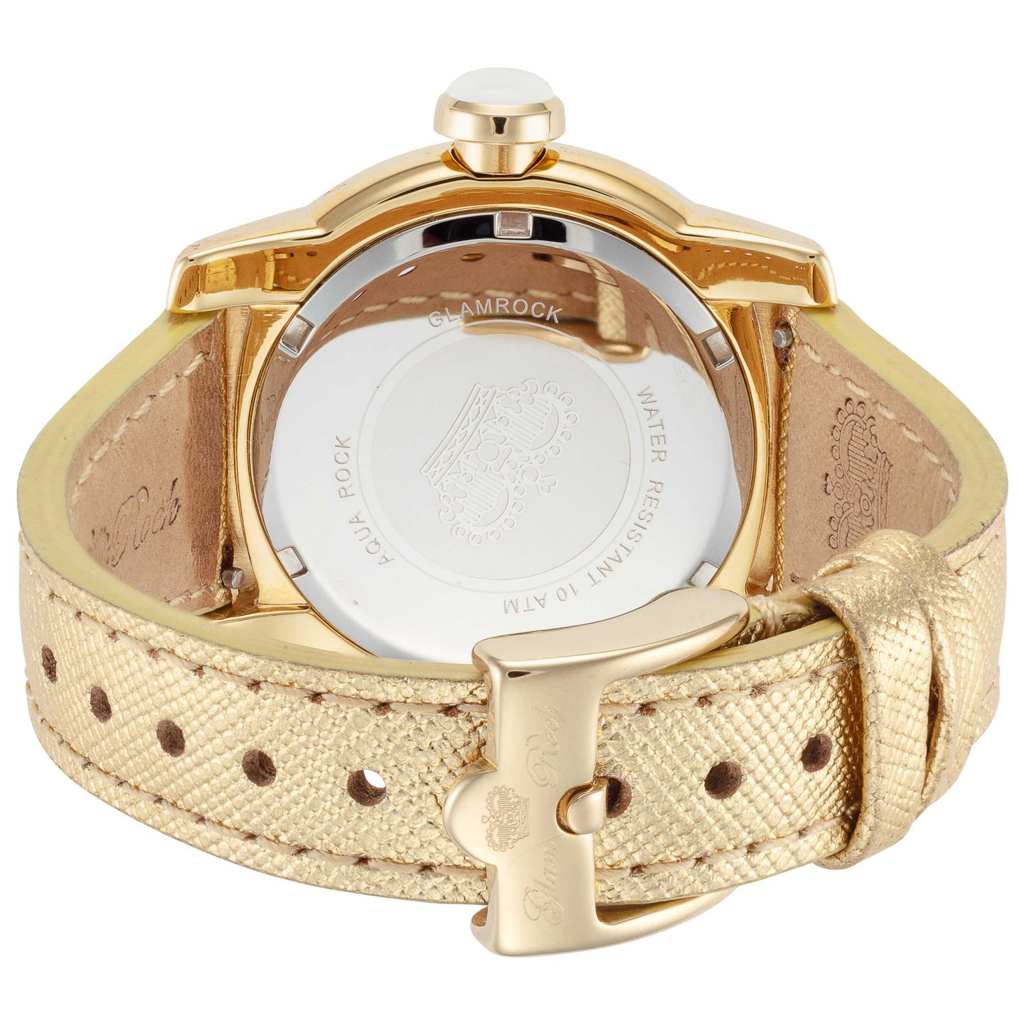 Back view of Glam Rock Aqua Rock Women's Quartz Watch GR50017