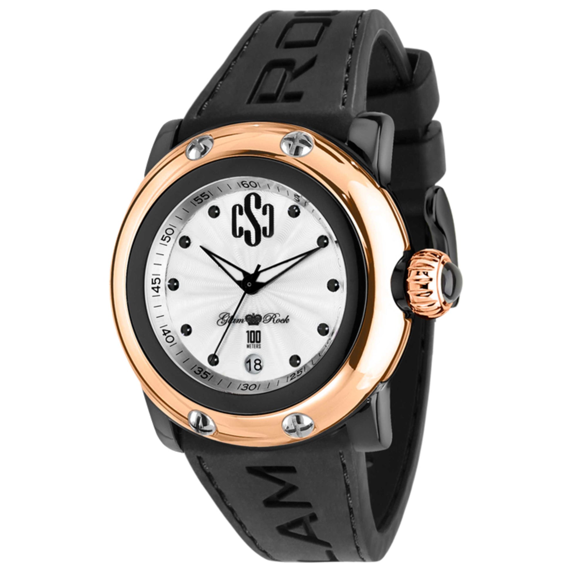 Front view of Glam Rock Miami Beach Women's Quartz Watch GR64000