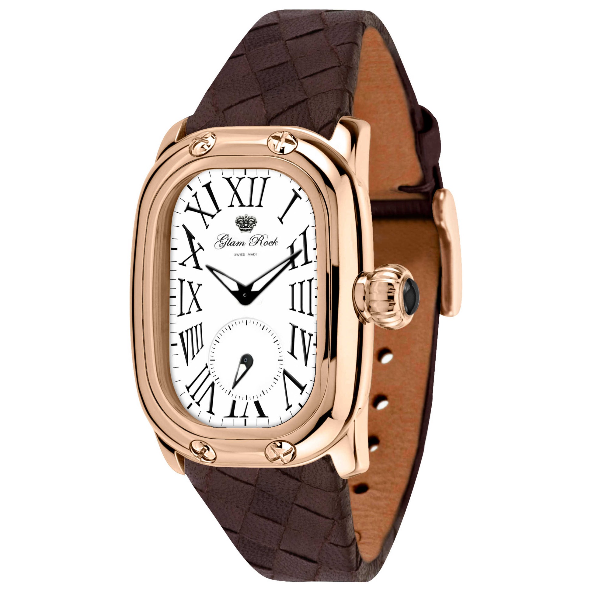 Front view of Glam Rock Monogram Women's Quartz Watch GR72309N