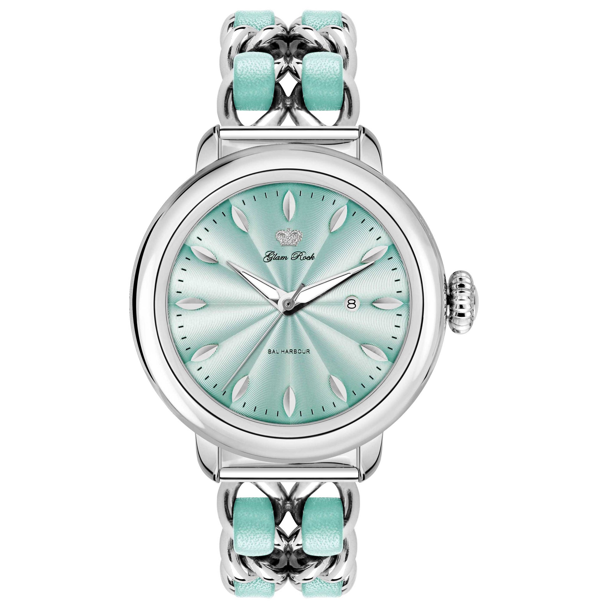 Front view of Glam Rock Bal Harbour Women's Quartz Watch GR77027