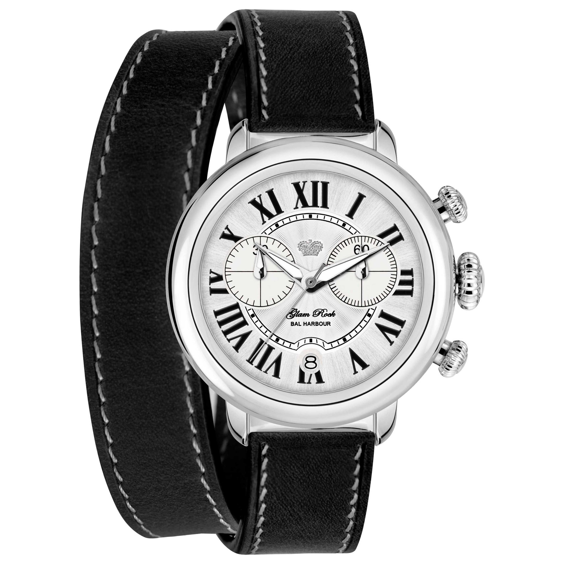 Front view of Glam Rock Bal Harbour Women's Quartz Watch GR77138