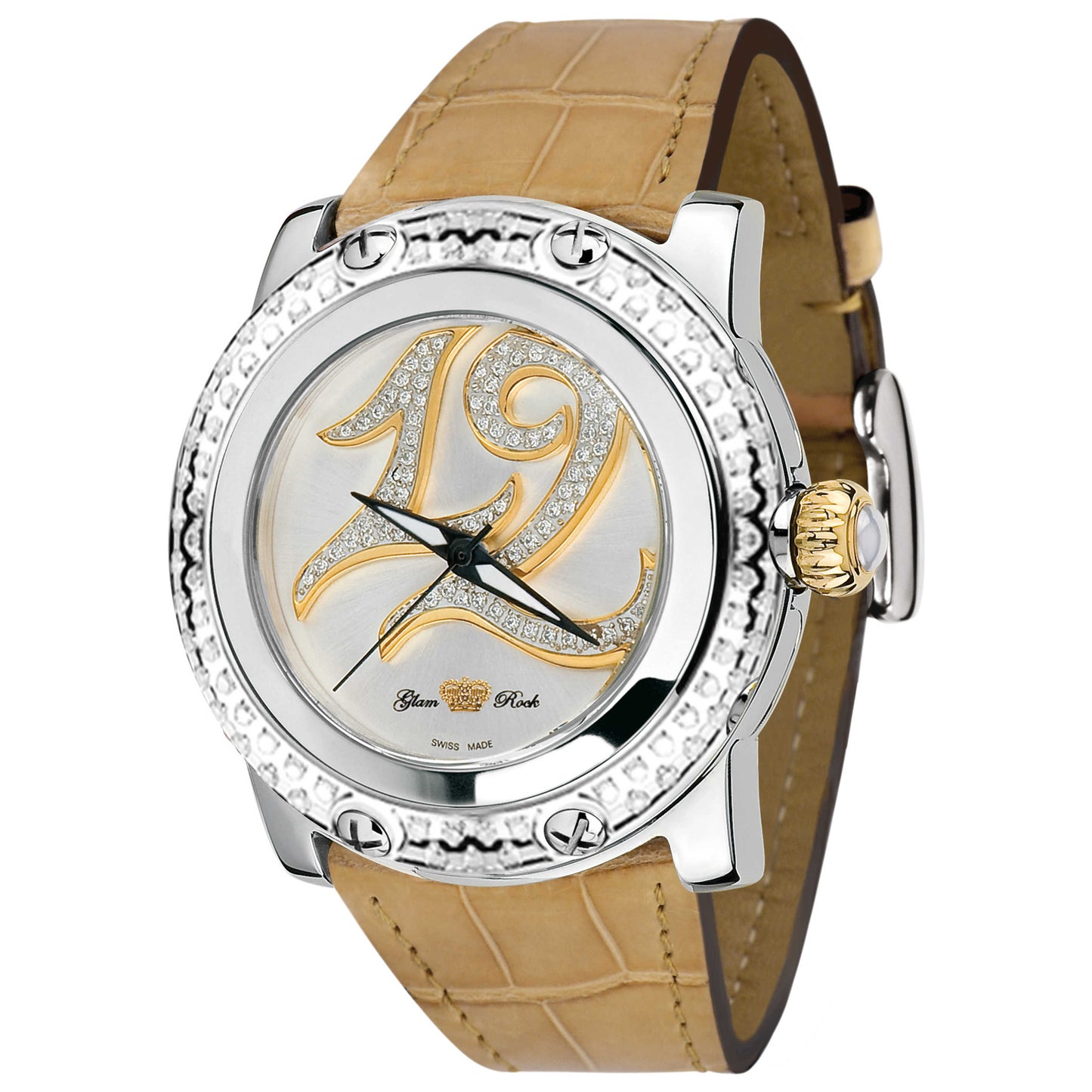 Front view of Glam Rock Miami Limited Edition Women's Quartz Watch GR80008DS