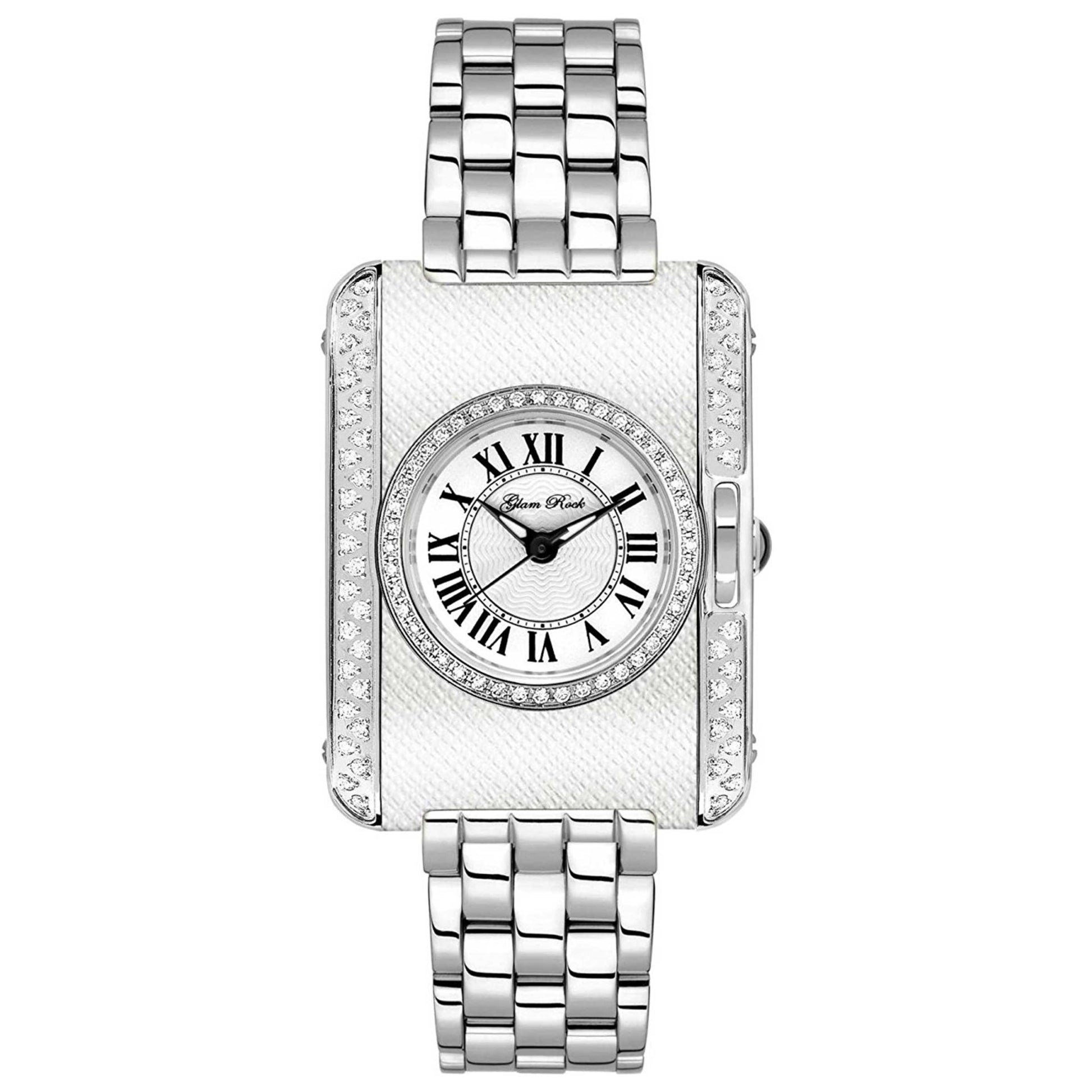 Front view of Glam Rock Icons Women's Quartz Watch GR80063BDDS