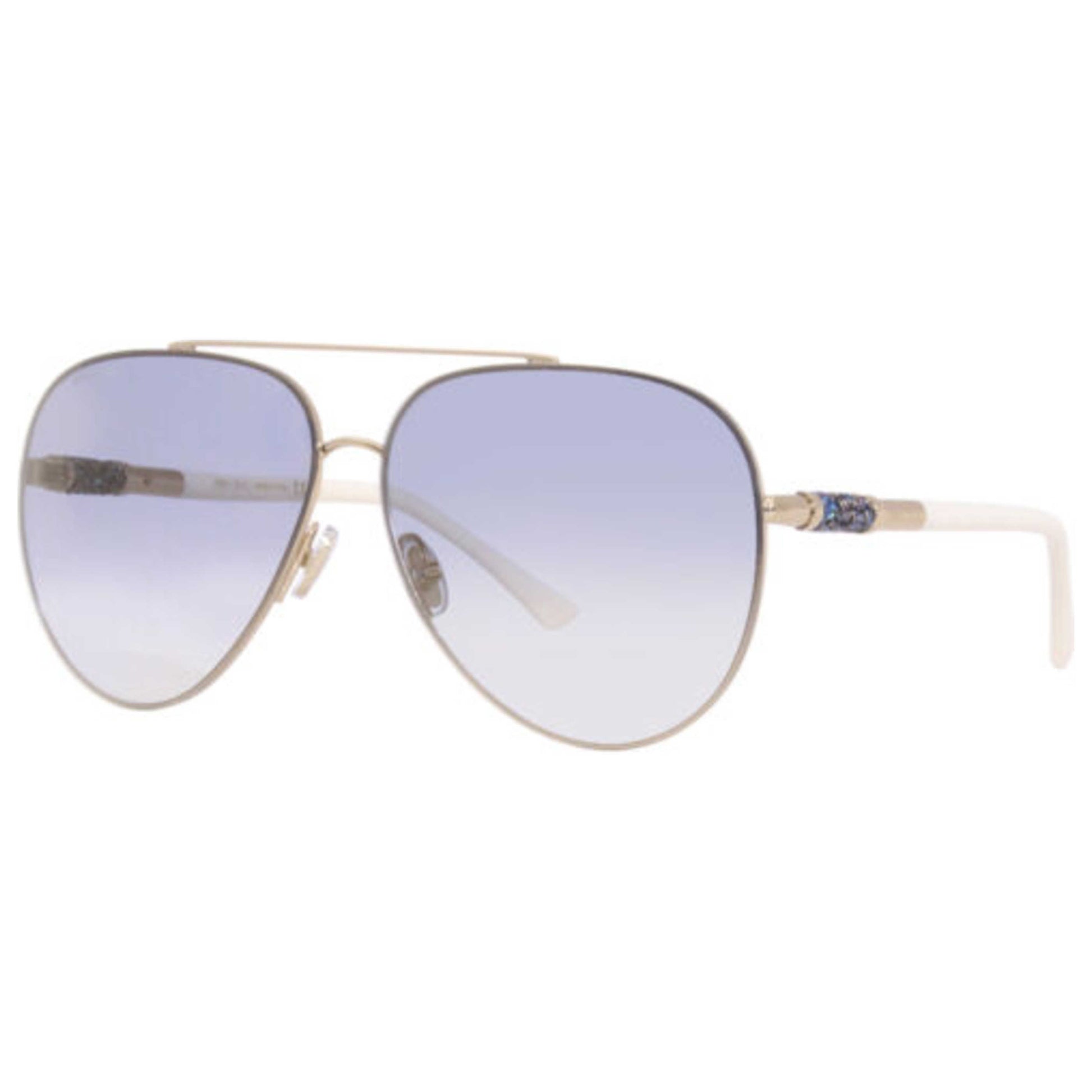 Front view of Jimmy Choo Gray Women's Sunglasses GRAYS-0Y3R-1V