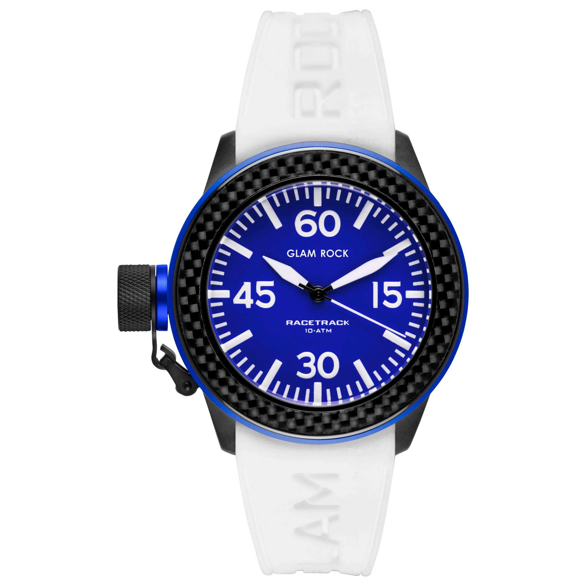 Front view of Glam Rock Racetrack Women's Quartz Watch GRT29000F