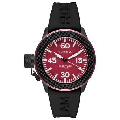 Front view of Glam Rock Racetrack Women's Quartz Watch GRT29003F-N