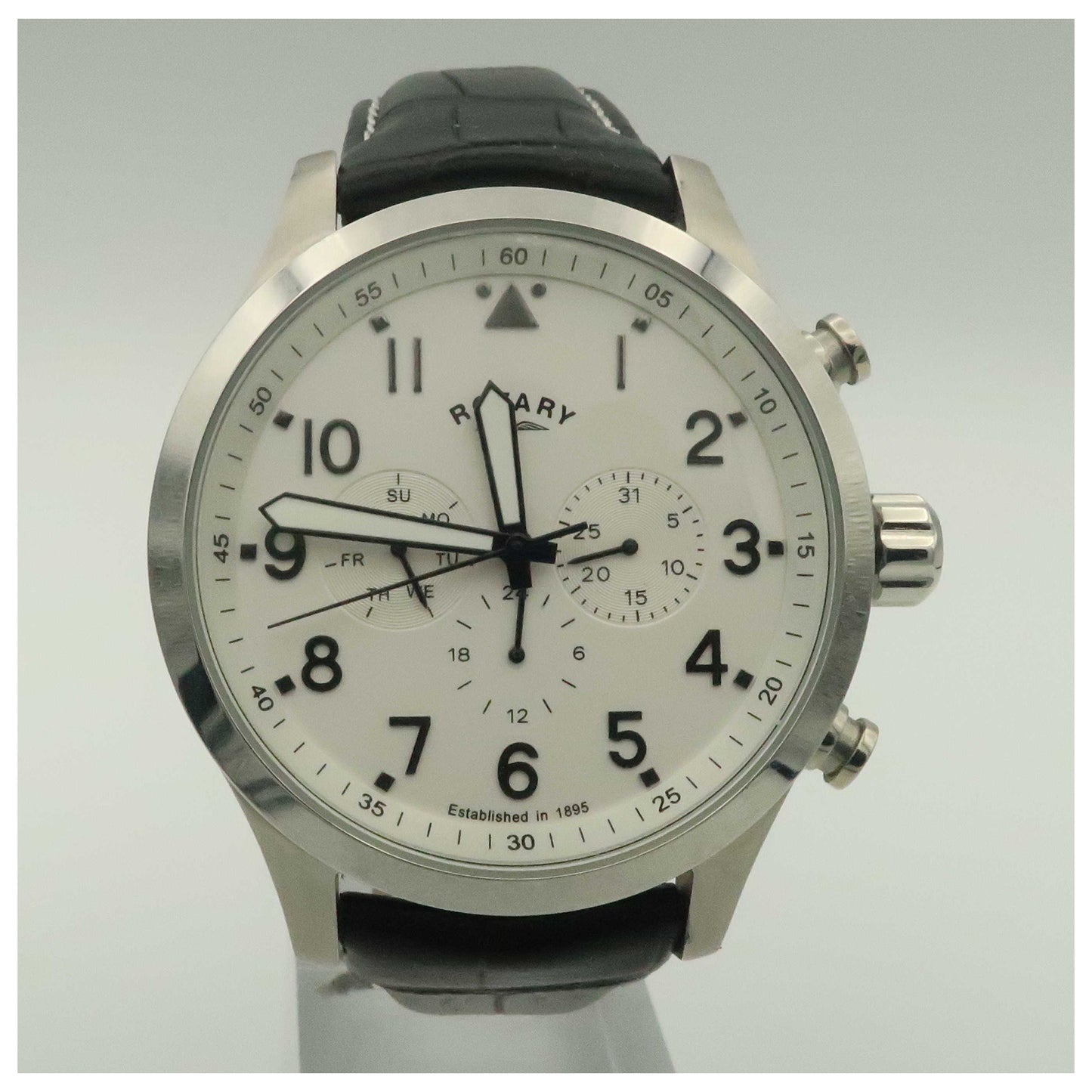 Front view of Rotary Multifunction Men's Quartz Watch GS00416-18-PO