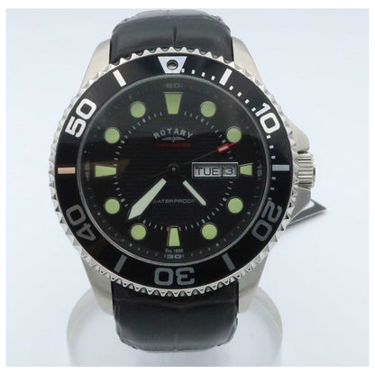 Front view of Rotary Chronospeed Men's Quartz Watch GS03425-04-SDV
