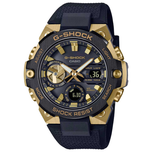 Front view of Casio G-Shock Men's Solar Watch GST-B400GB-1A9ER