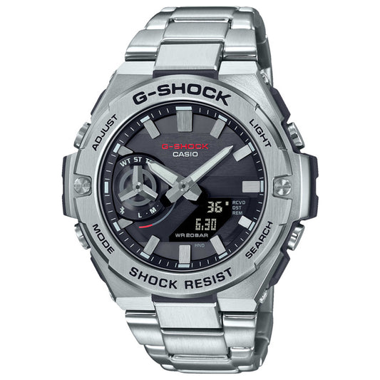 Front view of Casio G-Shock Men's Solar Watch GST-B500D-1AER