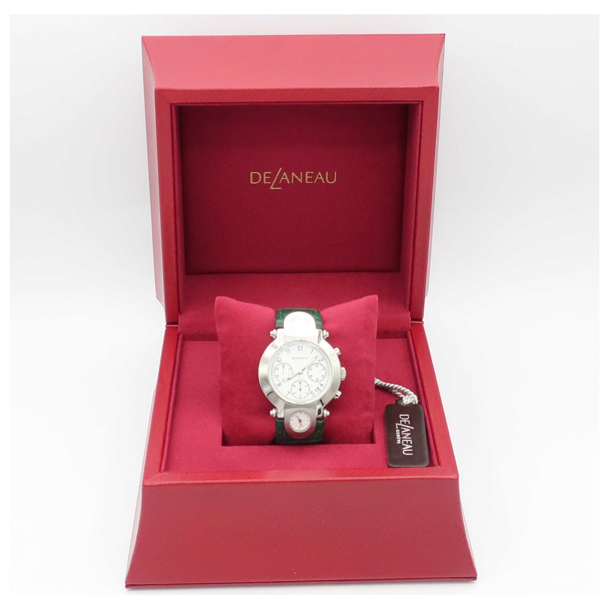 DeLaneau Three Times Zones Men's Automatic Watch GTC000-ST-ML162C-SDB - Image #6