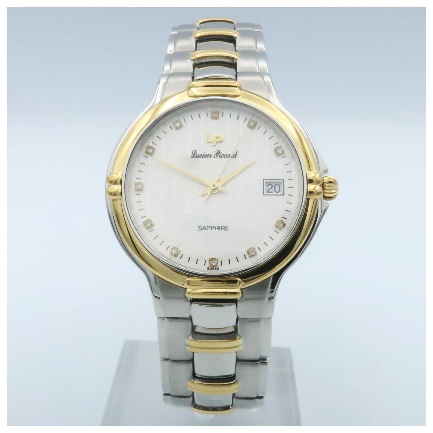 Front view of Lucien Piccard Prestige Women's Swiss Quartz (Battery-Powered) Watch GTS26784-SD
