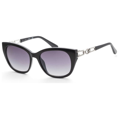 Front view of Guess Fashion Women's Sunglasses GU7562-01B-55