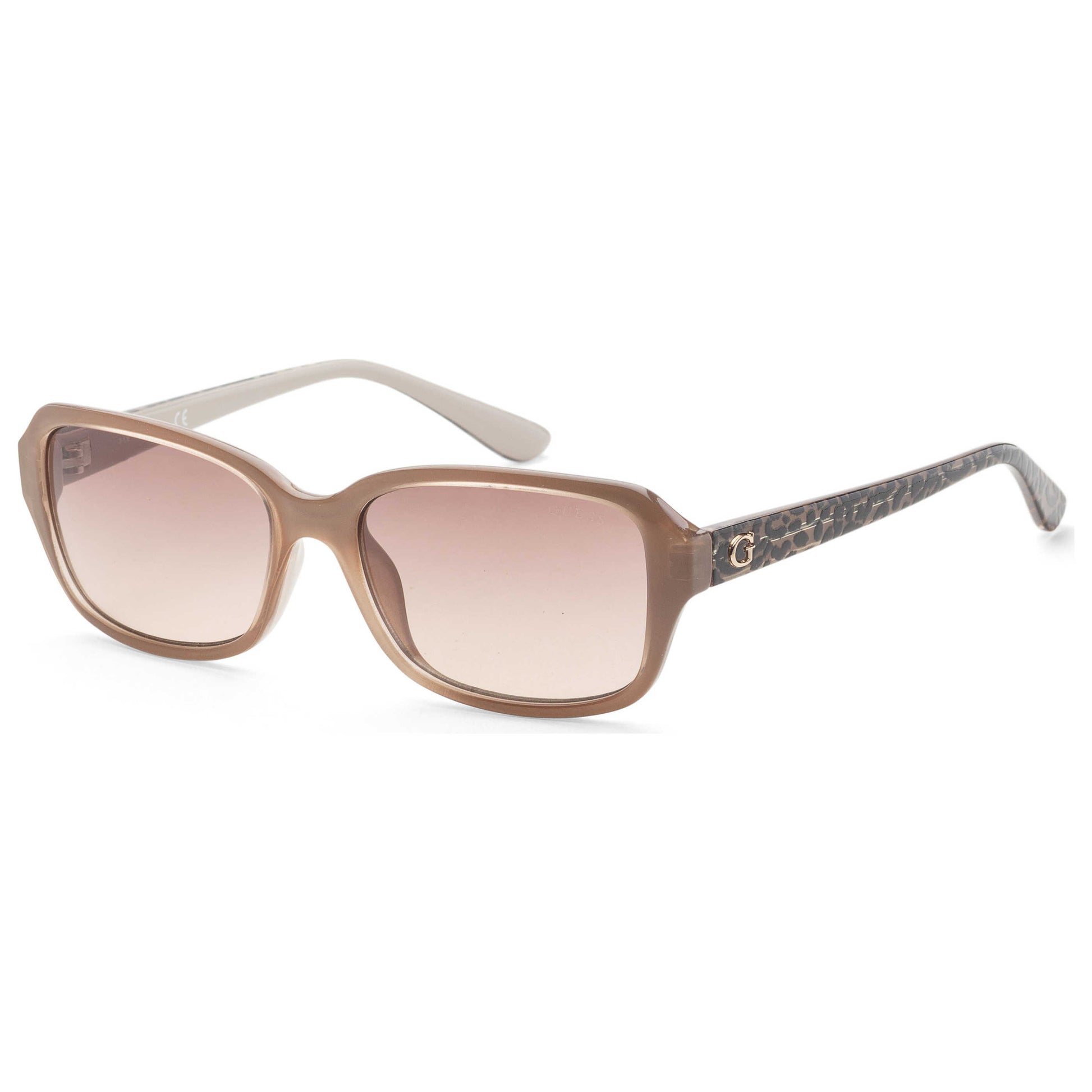 Front view of Guess Fashion Women's Sunglasses GU7595-57F-56-56