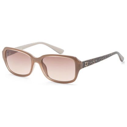 Front view of Guess Fashion Women's Sunglasses GU7595-57F-56-56