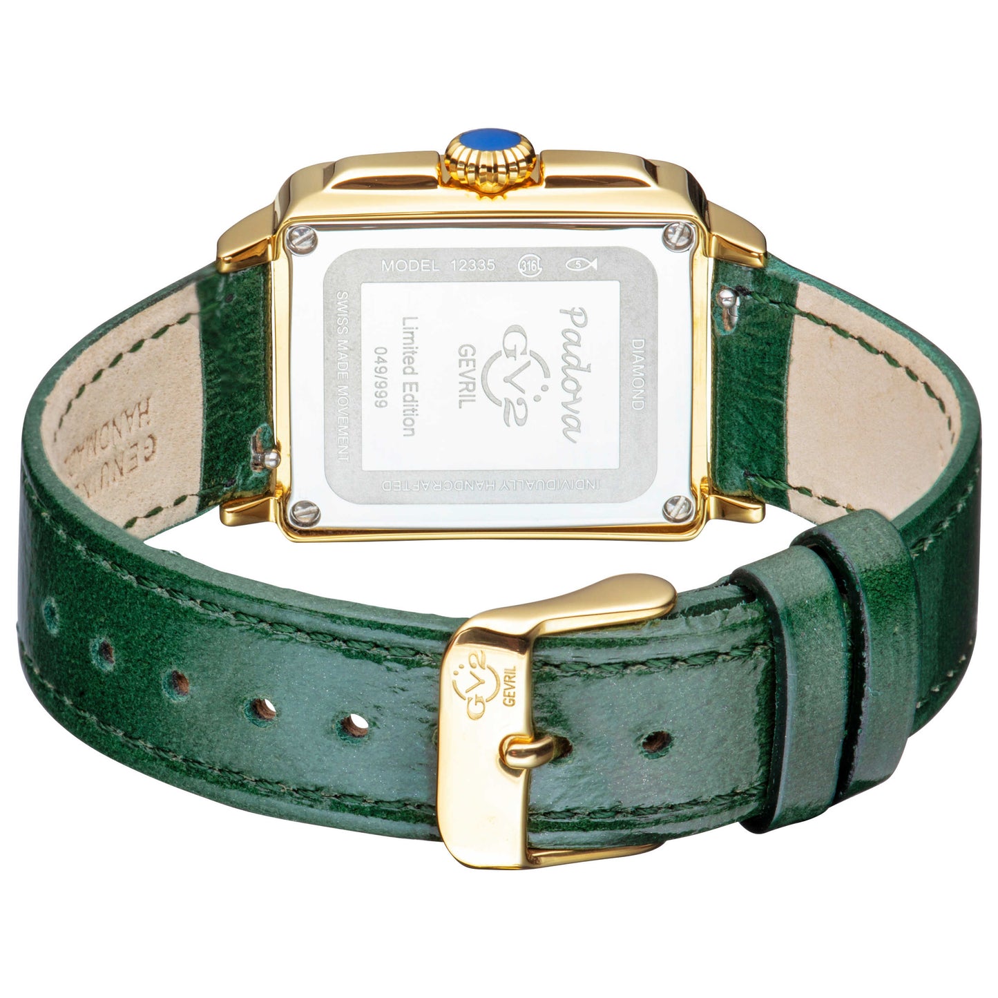 GV2 by Gevril Padova Gemstone Women's Quartz Watch GV-12335 - Image #2