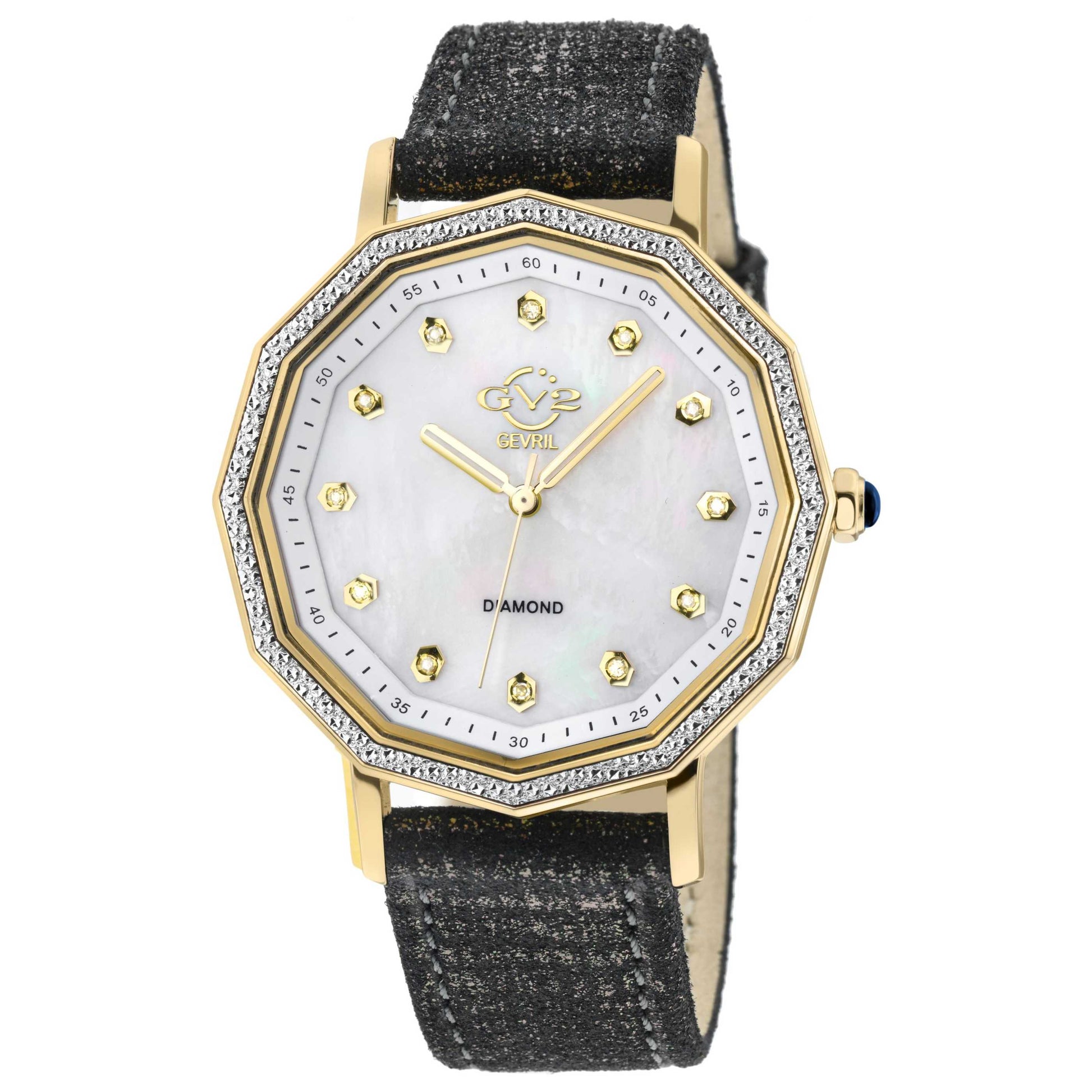 Front view of GV2 by Gevril Spello Women's Quartz Watch GV-14501