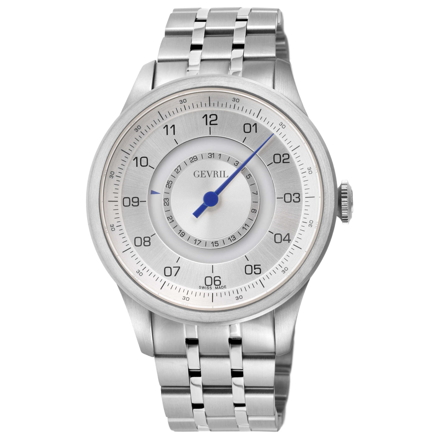 Front view of Gevril Jones St Men's Automatic Watch GV-2100