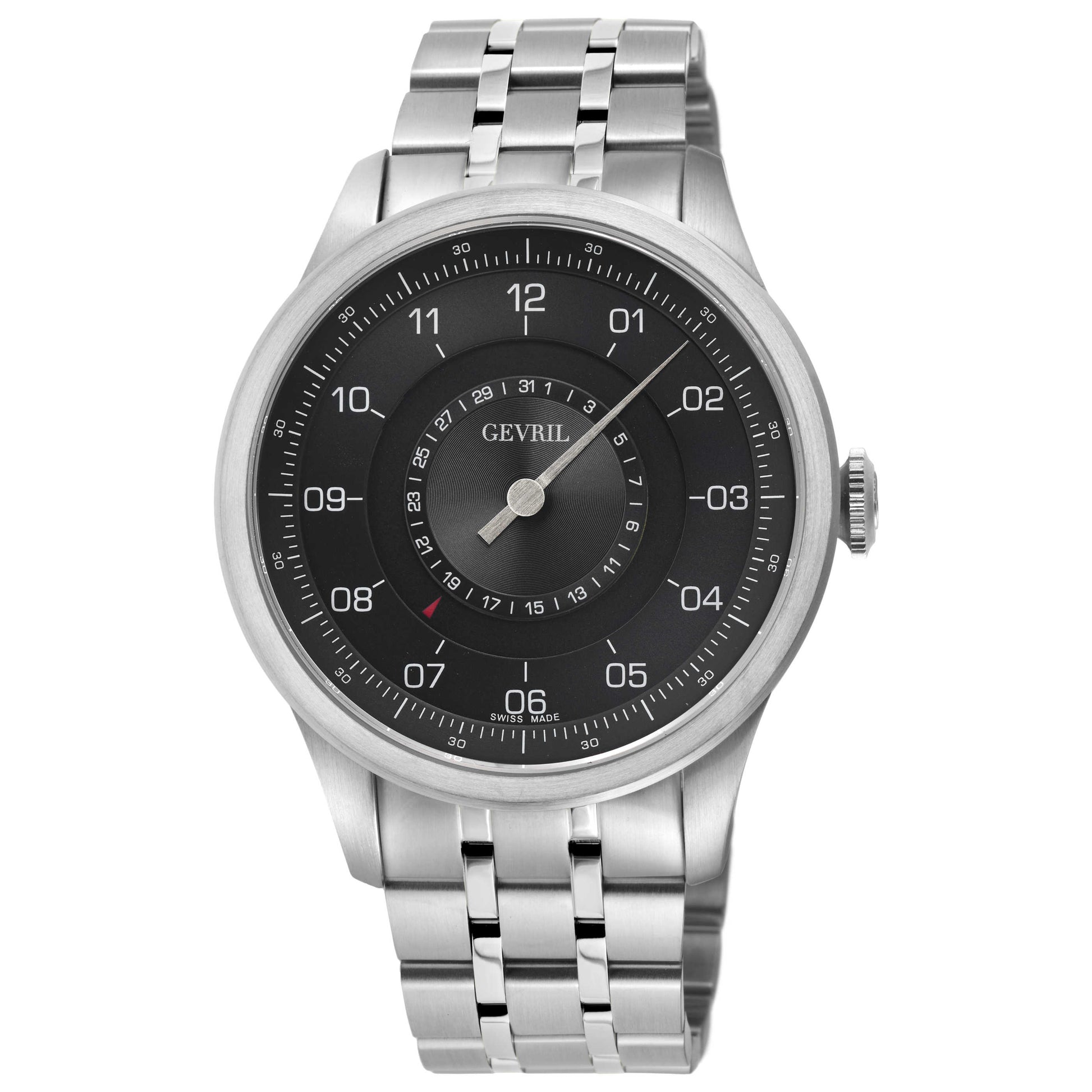 Front view of Gevril Jones St Men's Automatic Watch GV-2101