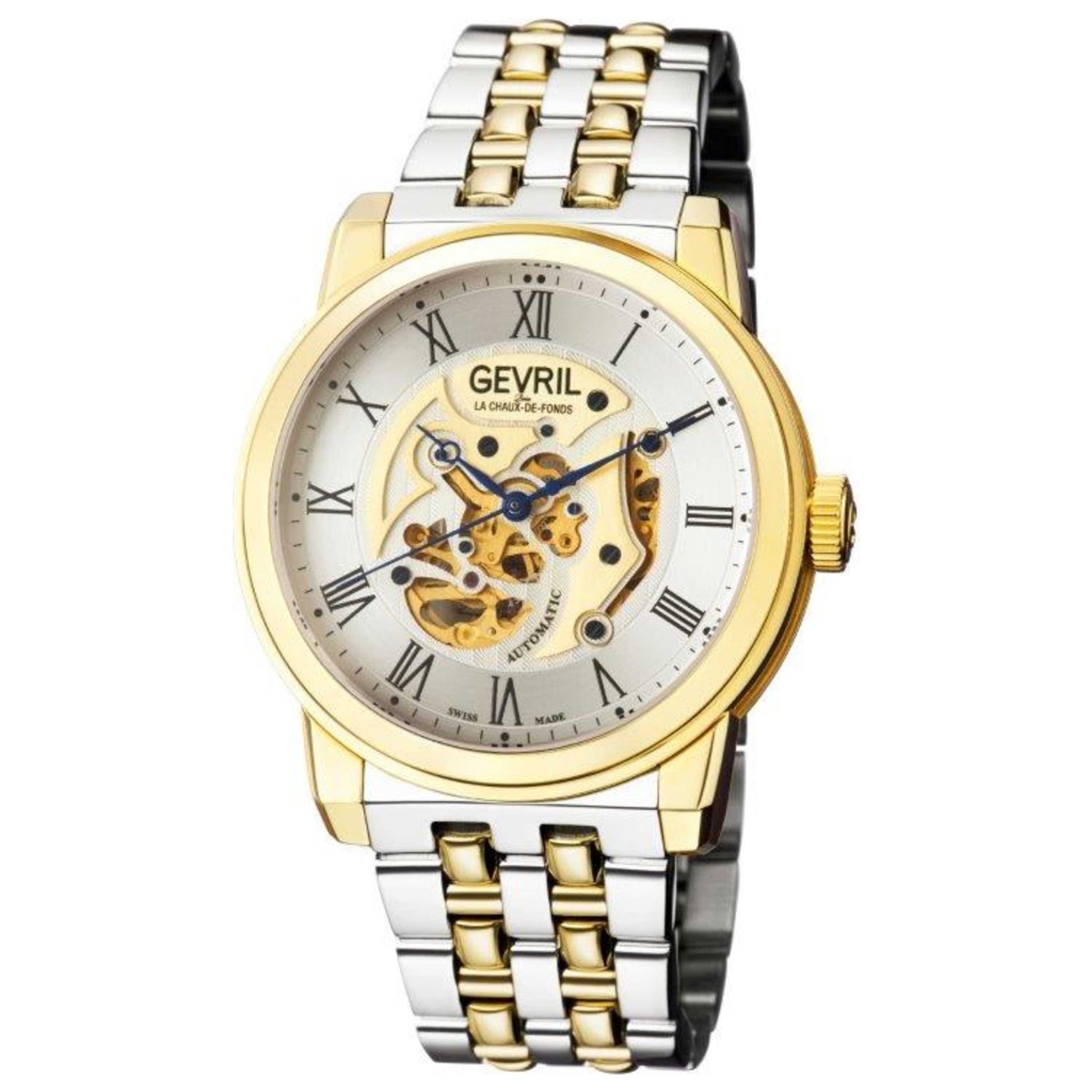 Front view of Gevril Vanderbilt Men's Automatic Watch GV-2696