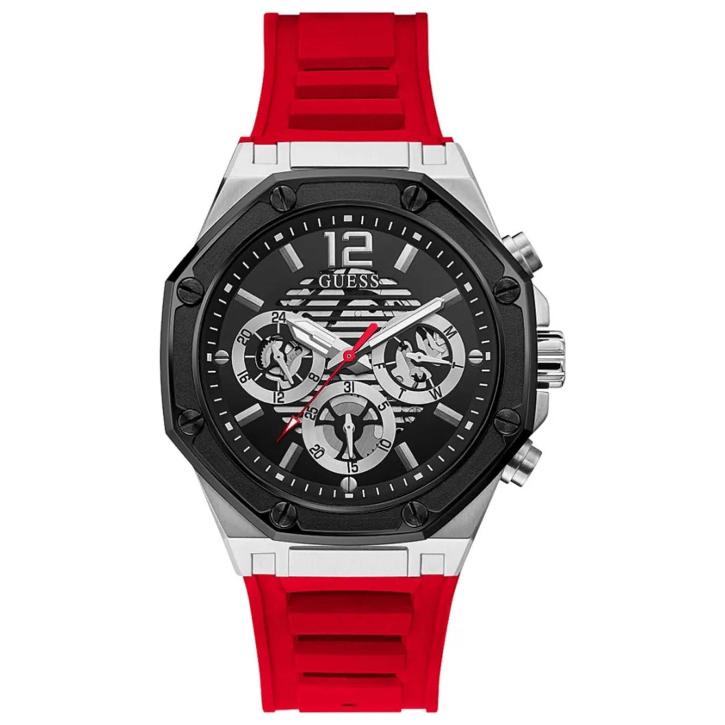 Front view of Guess Momentum Men's Quartz Watch GW0263G3