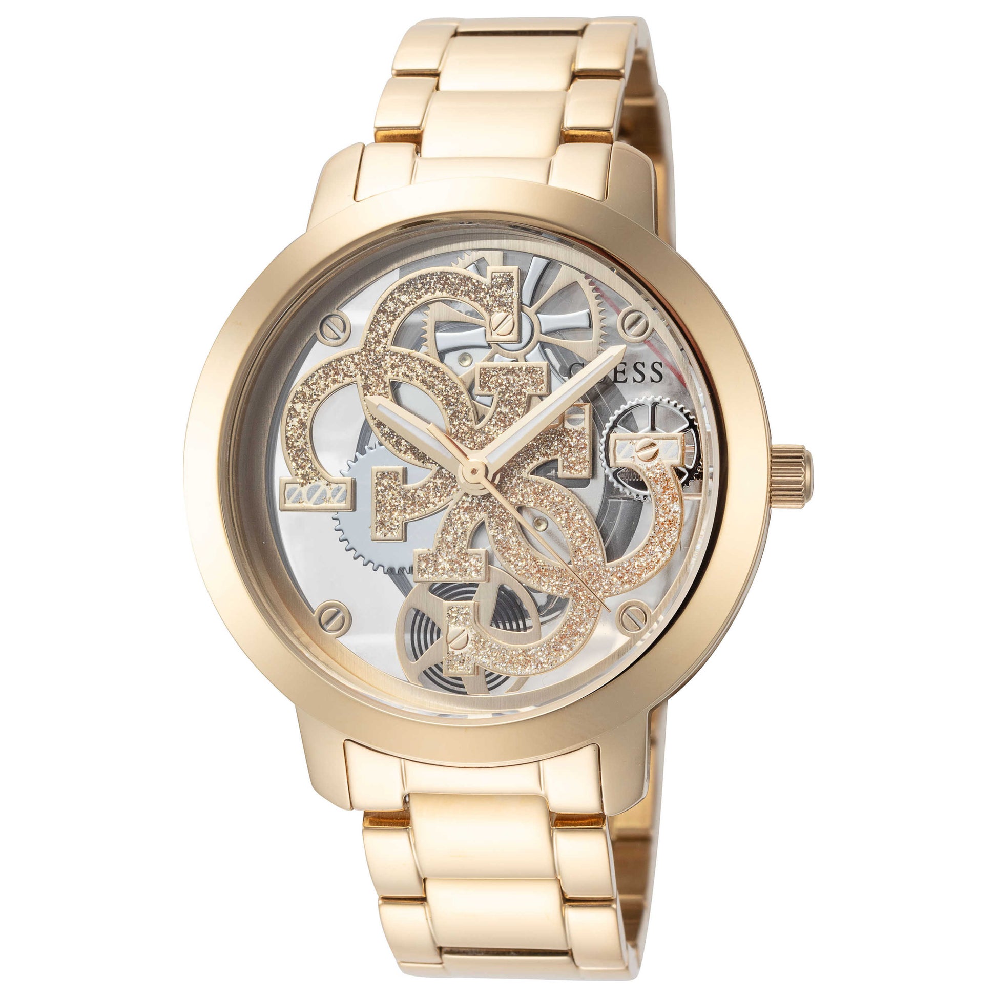 Front view of Guess Quattro Women's Quartz Watch GW0300L2
