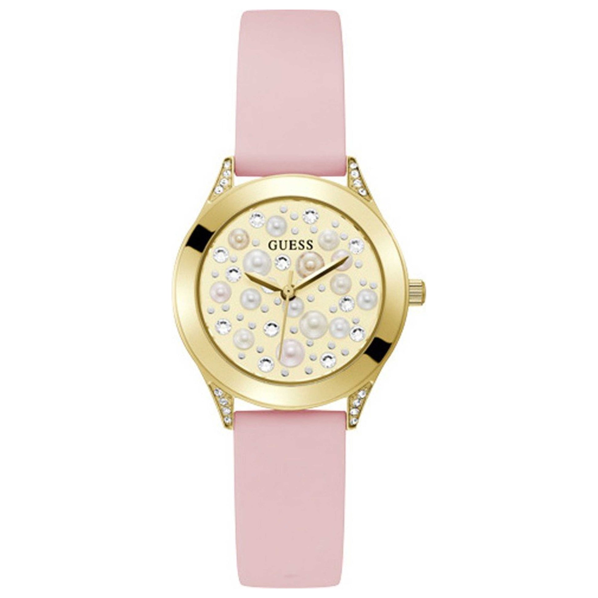 Front view of Guess Pearl Women's Quartz Watch GW0381L2