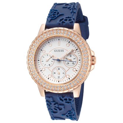 Front view of Guess Crown Jewel Women's Quartz Watch GW0411L2
