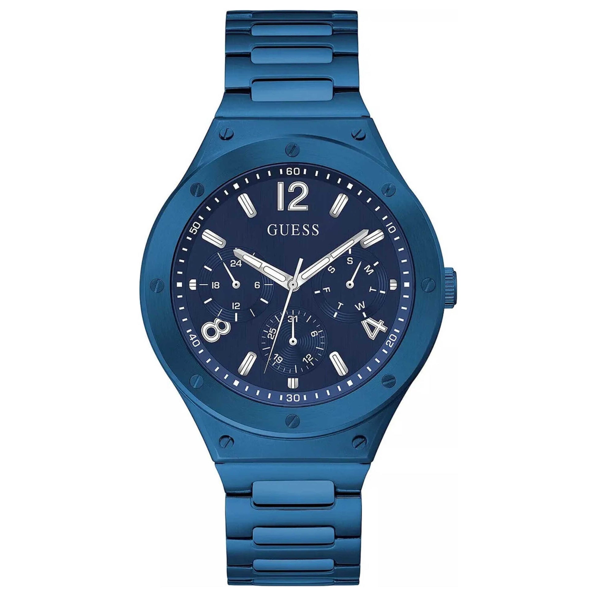 Front view of Guess Classic Men's Quartz Watch GW0454G4