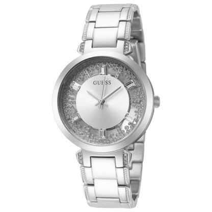 Front view of Guess Crystal Clear Women's Quartz Watch GW0470L1