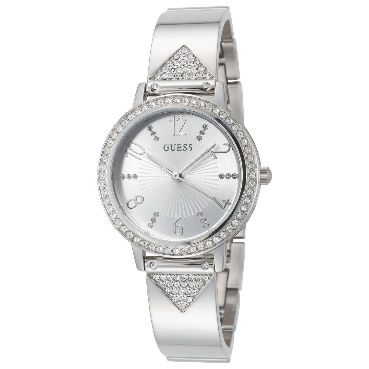 Front view of Guess Tri Luxe Women's Quartz Watch GW0474L1