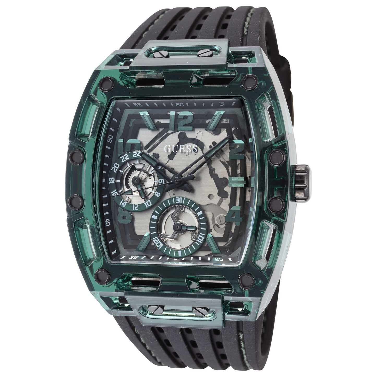Front view of Guess Phoenix Men's Quartz Watch GW0499G7