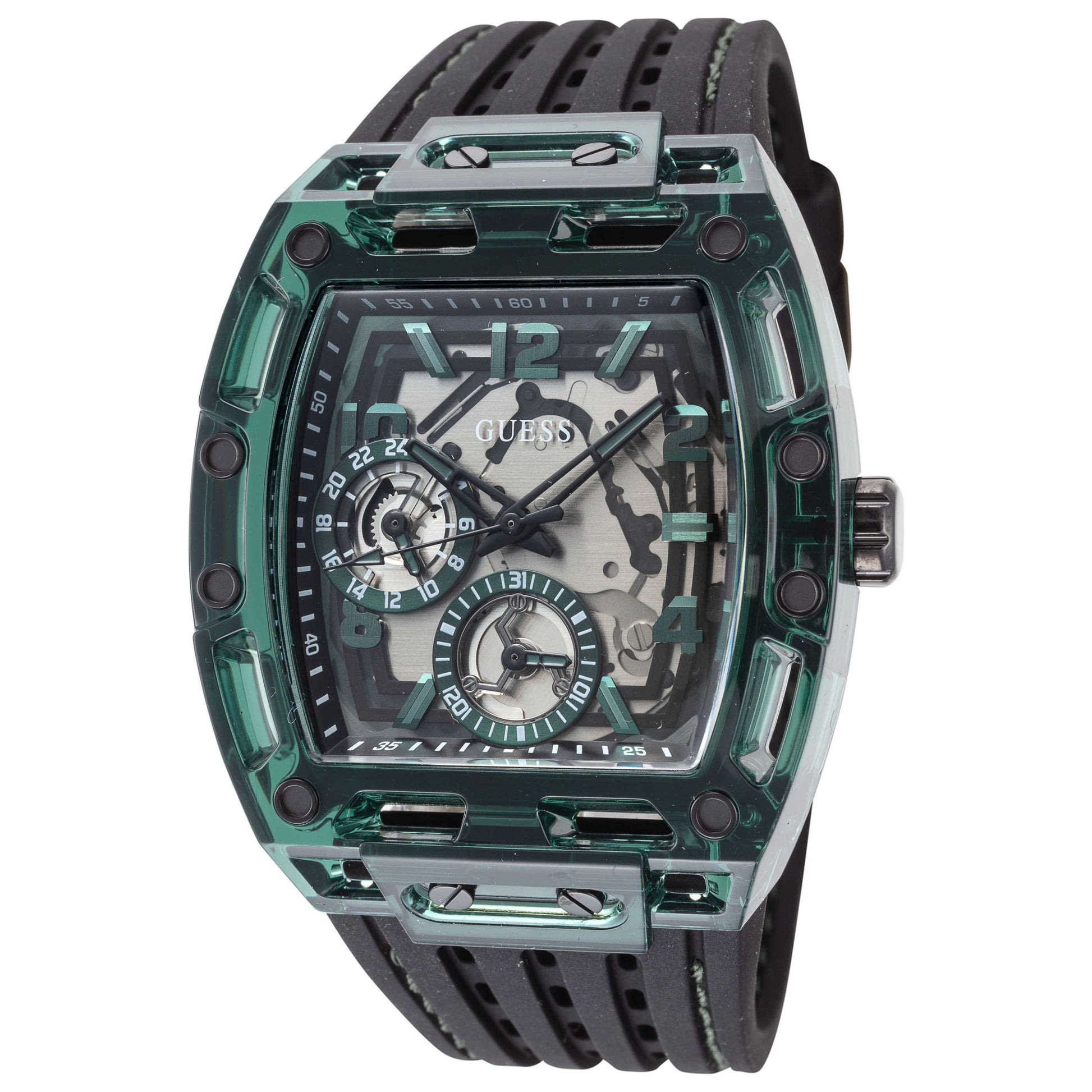 Front view of Guess Phoenix Men's Quartz Watch GW0499G7