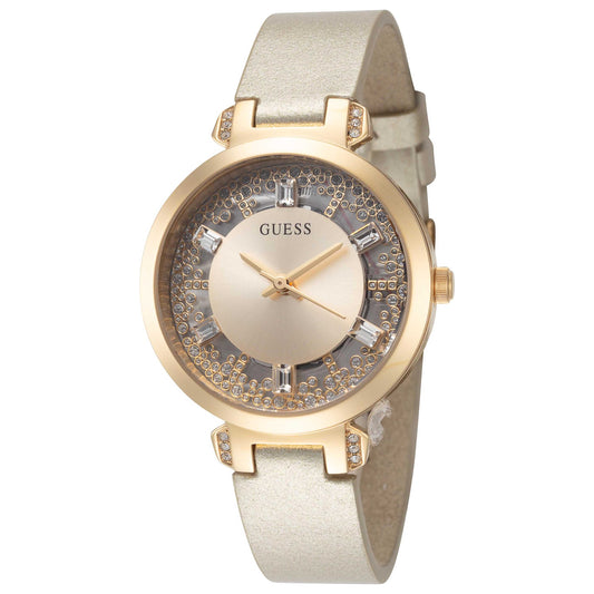 Front view of Guess Crystal Clear Women's Quartz Watch GW0535L4