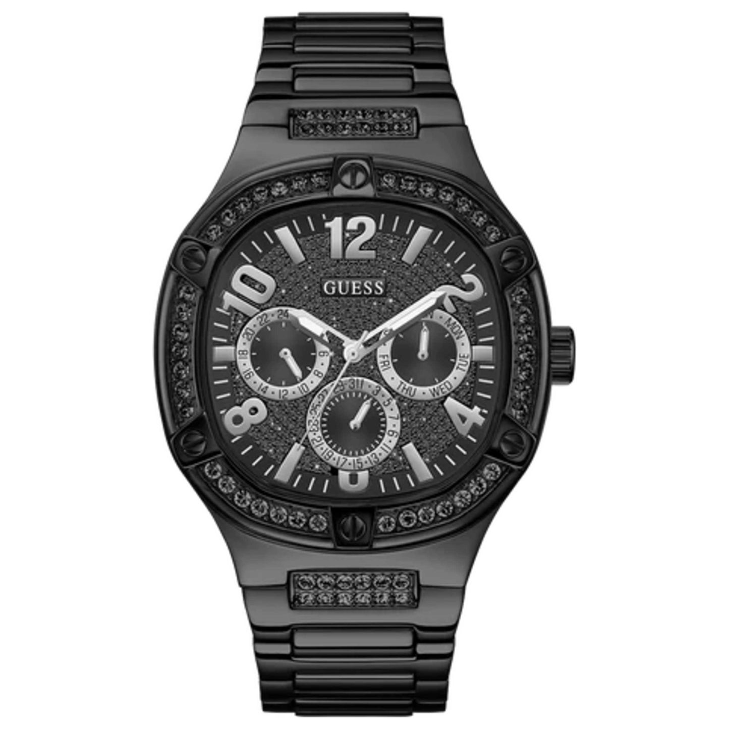 Front view of Guess Duke Men's Quartz Watch GW0576G3